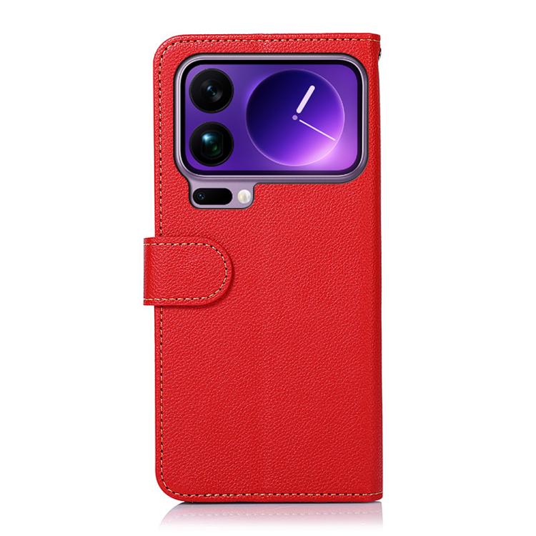 For Xiaomi 17 Pro KHAZNEH Litchi Texture Leather RFID Phone Case