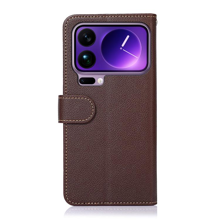 For Xiaomi 17 Pro KHAZNEH Litchi Texture Leather RFID Phone Case