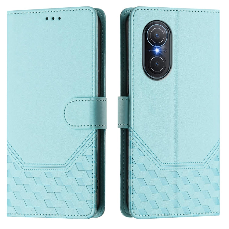 For Huawei nova 9 SE / Honor 50 SE Honeycomb Embossing RFID Leather Phone Case