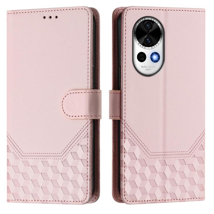 For Huawei nova 13 / nova 12 Honeycomb Embossing RFID Leather Phone Case