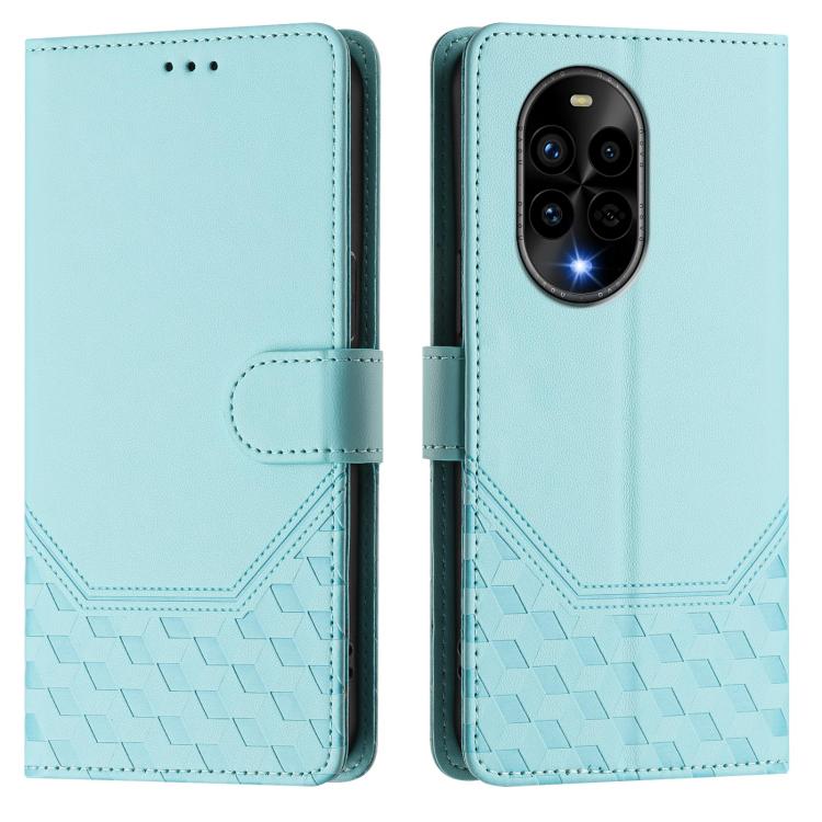 For Huawei nova 13 Pro Honeycomb Embossing RFID Leather Phone Case