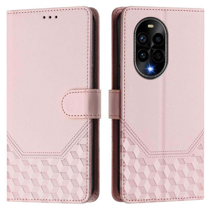For Huawei nova 13 Pro Honeycomb Embossing RFID Leather Phone Case