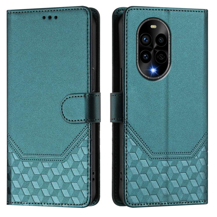 For Huawei nova 13 Pro Honeycomb Embossing RFID Leather Phone Case