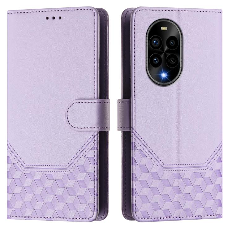 For Huawei nova 13 Pro Honeycomb Embossing RFID Leather Phone Case