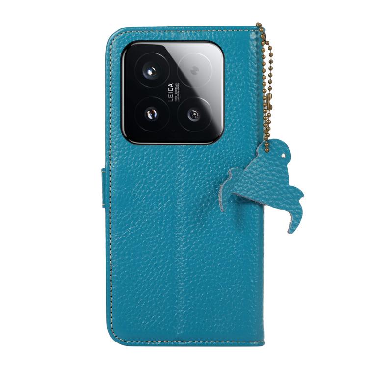 For Xiaomi 15T 5G Genuine Leather Litchi Texture RFID Leather Phone Case