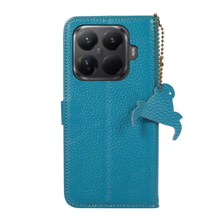 For Xiaomi 15T Pro 5G Genuine Leather Litchi Texture RFID Leather Phone Case