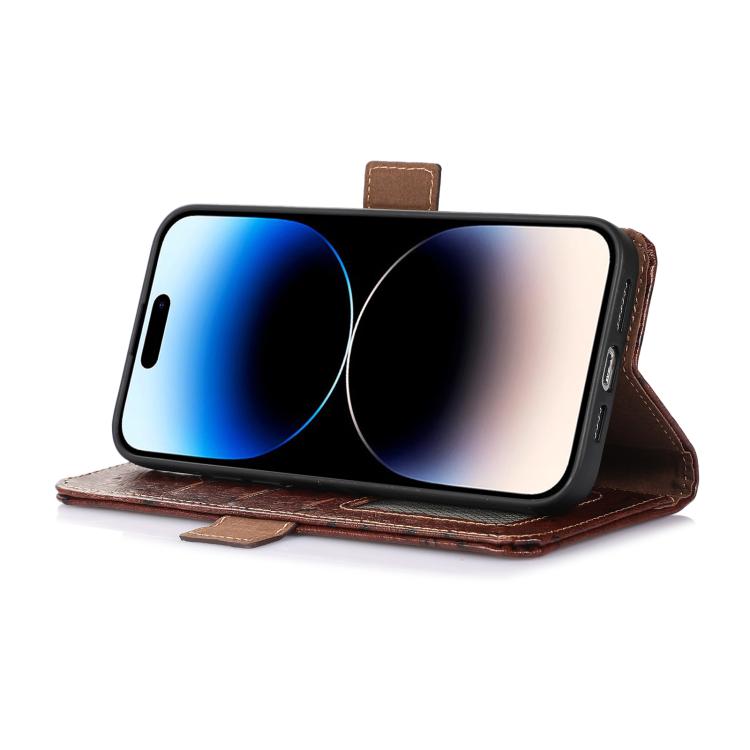 For Xiaomi 15T Pro 5G Ostrich Pattern Genuine Leather RFID Phone Case