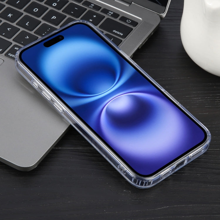 For iPhone 16 Plus GEBEI MagSafe Magnetic Transparent Phone Case - Transparent