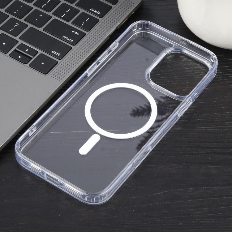 For iPhone 16 Pro Max GEBEI MagSafe Magnetic Transparent Phone Case - Transparent