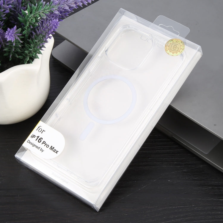 For iPhone 16 Pro Max GEBEI MagSafe Magnetic Transparent Phone Case - Transparent