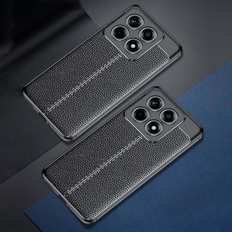 For Xiaomi 14T Litchi Texture Shockproof TPU Phone Case - Black