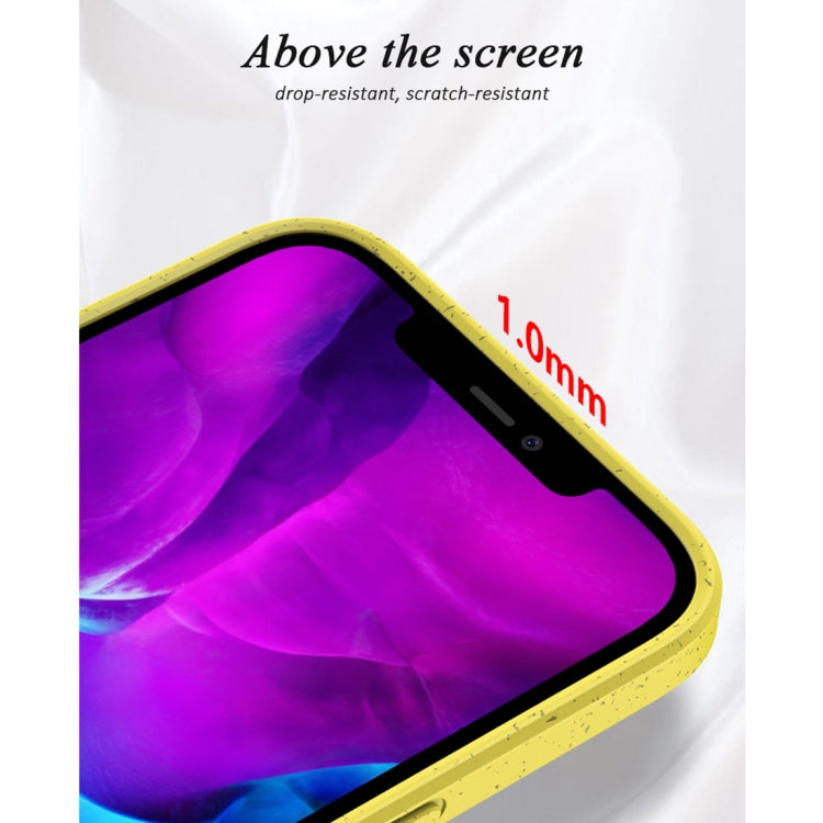 For iPhone 12 mini Starry Series Shockproof Straw Material + TPU Protective Case