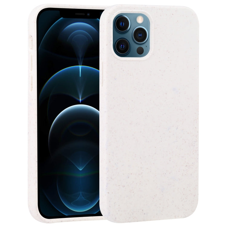 For iPhone 12 Pro Max Starry Series Shockproof Straw Material + TPU Protective Case