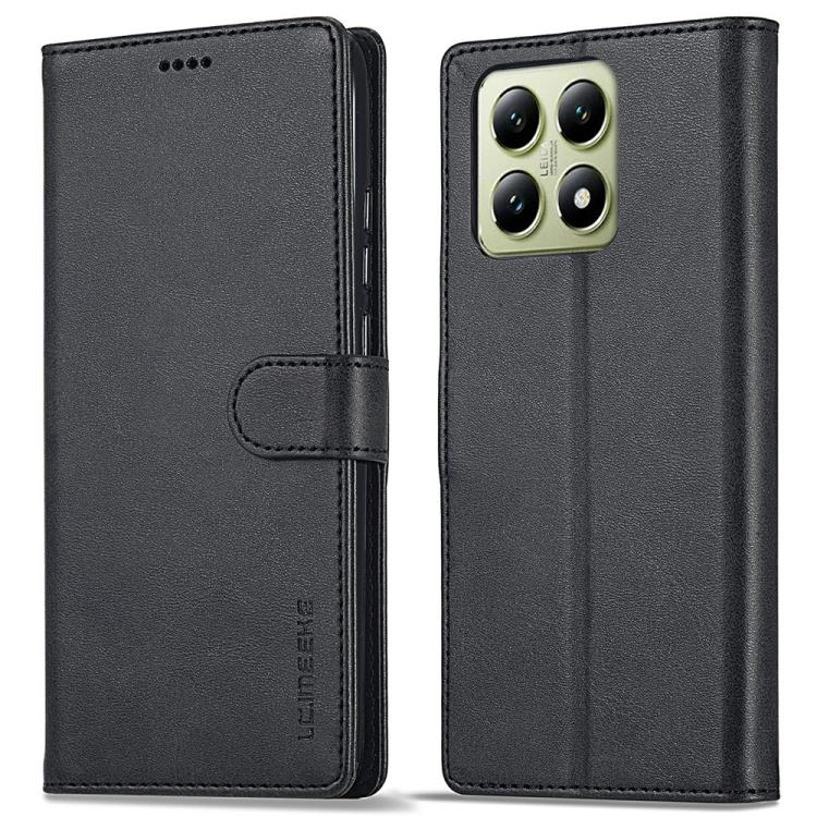 For Xiaomi 14T LC.IMEEKE Calf Texture Leather Phone Case
