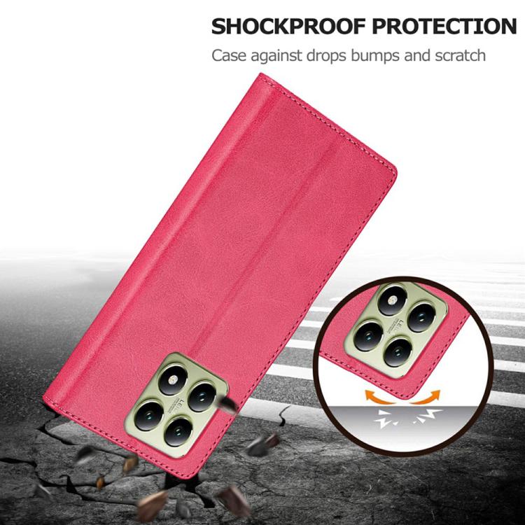 For Xiaomi 14T LC.IMEEKE Calf Texture Leather Phone Case