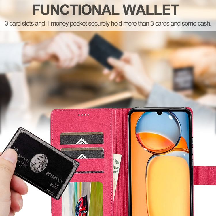 For Xiaomi 14T LC.IMEEKE Calf Texture Leather Phone Case