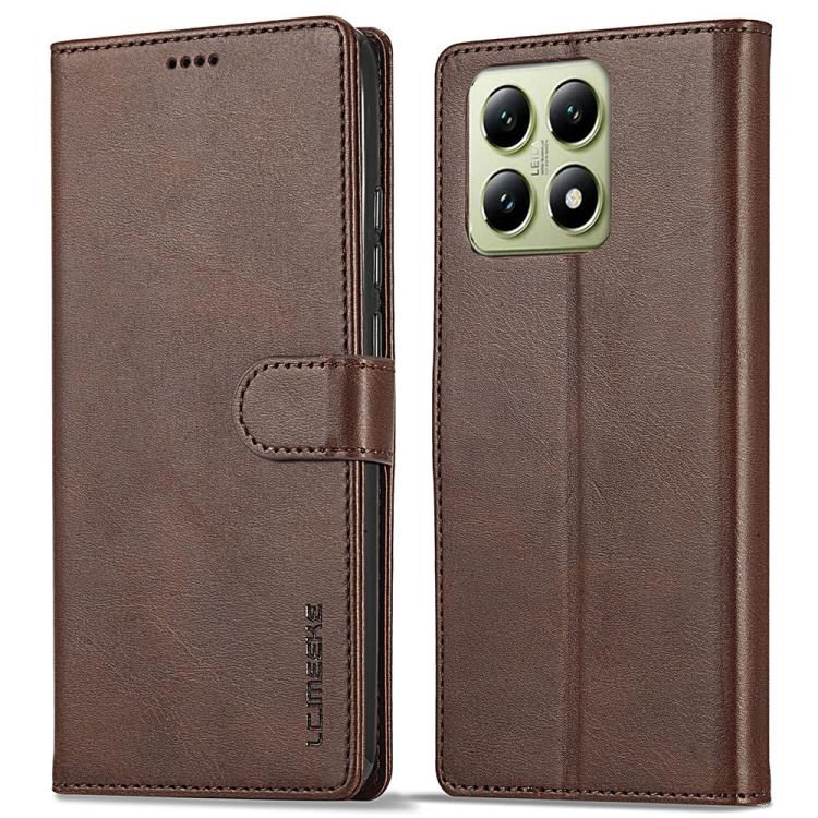 For Xiaomi 14T LC.IMEEKE Calf Texture Leather Phone Case
