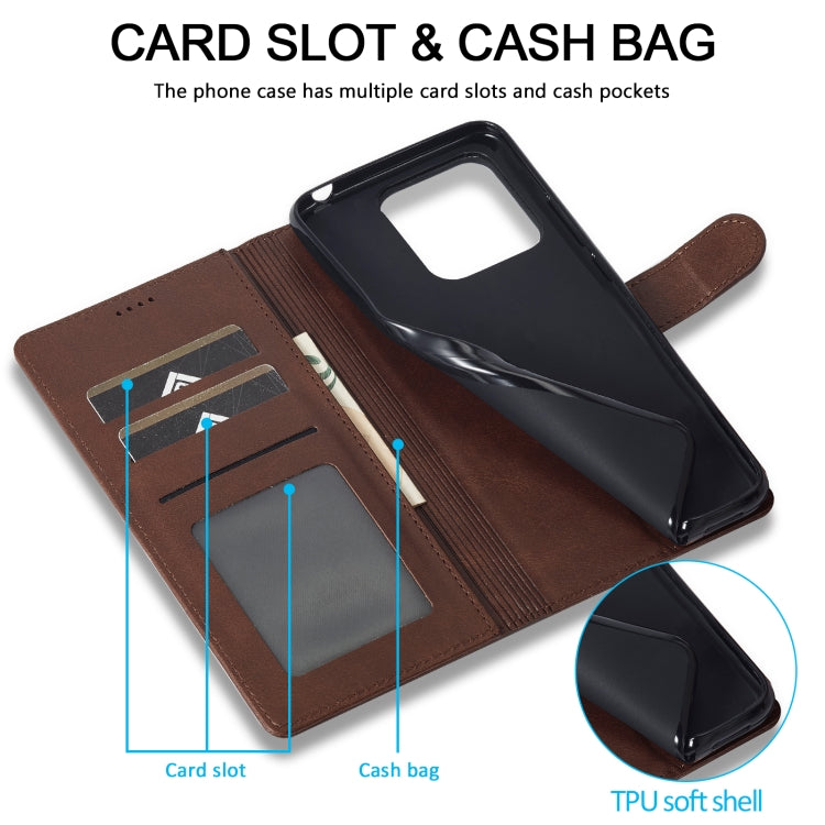For Xiaomi 14T LC.IMEEKE Calf Texture Leather Phone Case