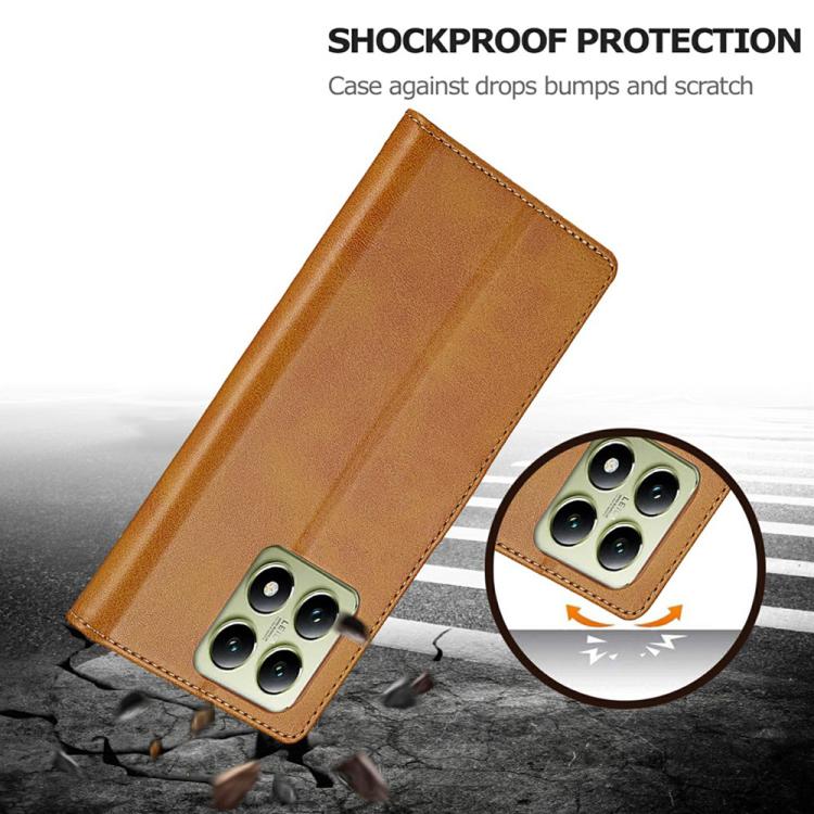 For Xiaomi 14T LC.IMEEKE Calf Texture Leather Phone Case