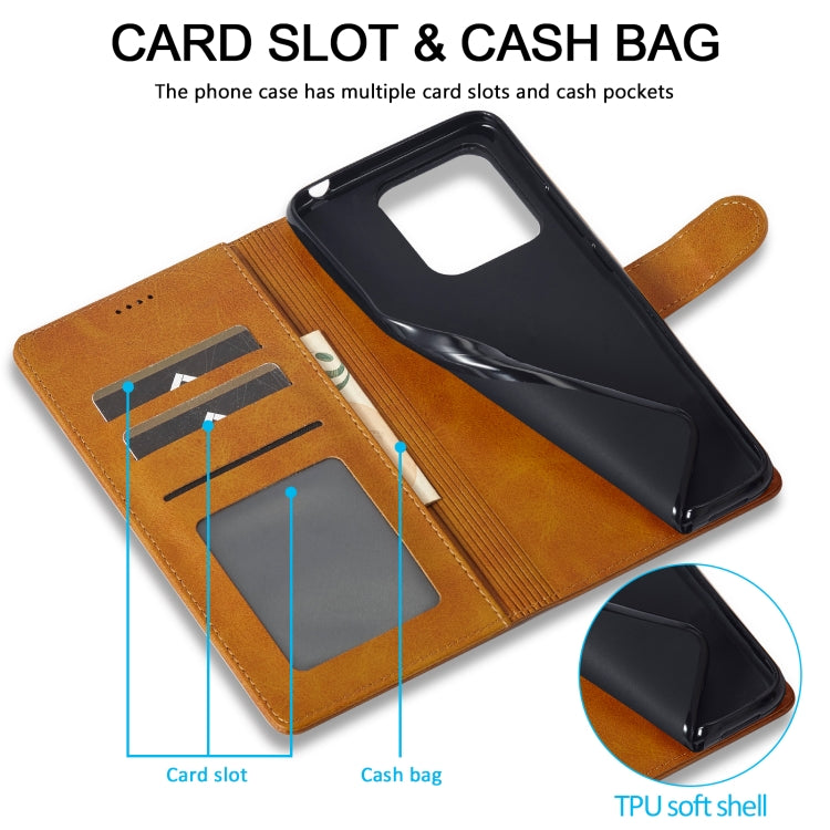 For Xiaomi 14T LC.IMEEKE Calf Texture Leather Phone Case