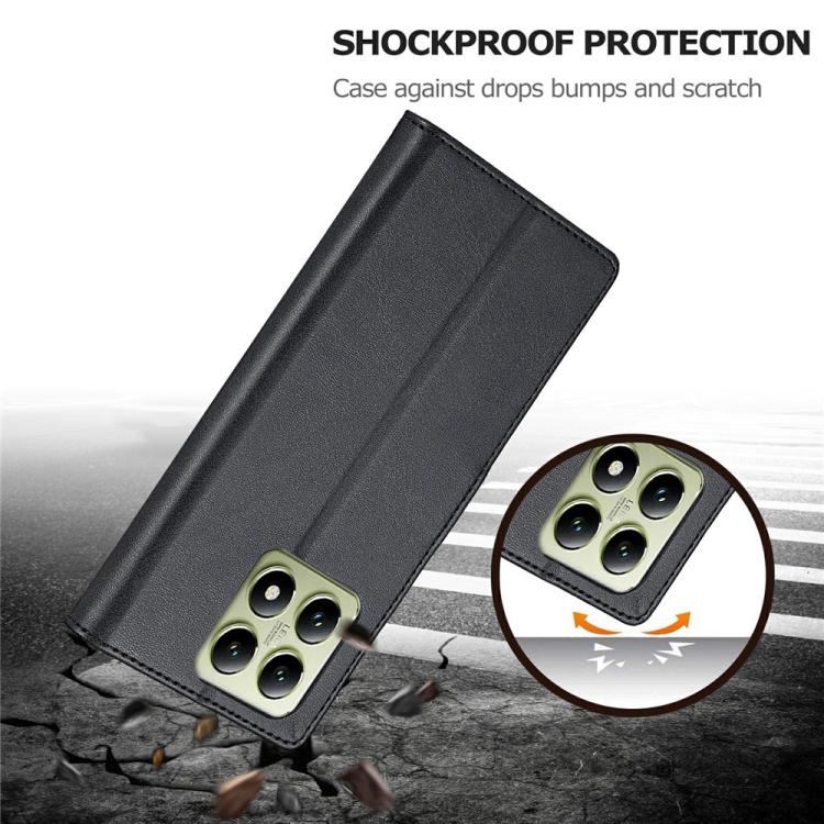 For Xiaomi 14T Pro LC.IMEEKE Calf Texture Leather Phone Case