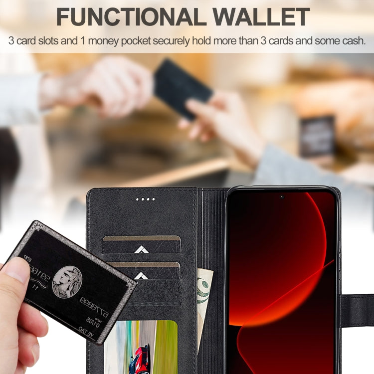 For Xiaomi 14T Pro LC.IMEEKE Calf Texture Leather Phone Case