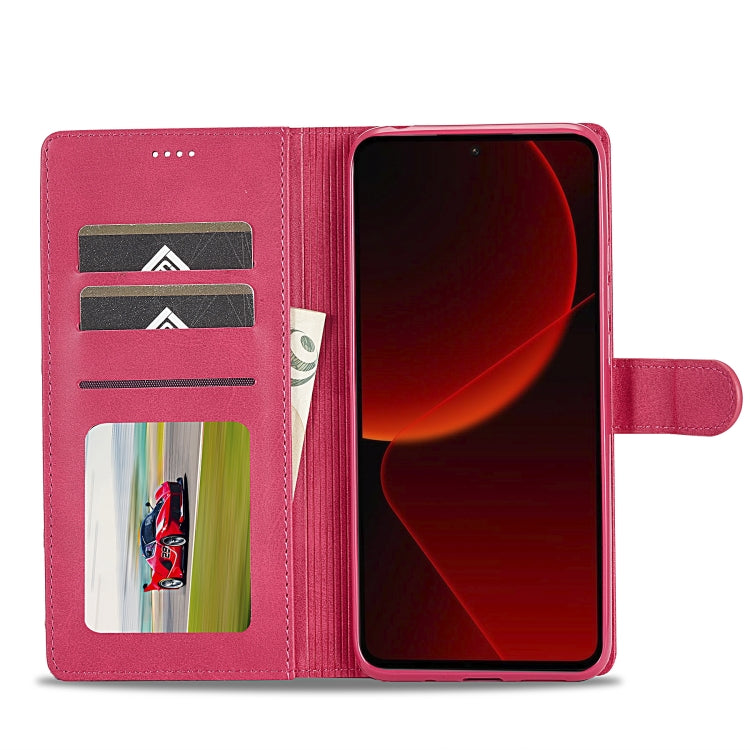 For Xiaomi 14T Pro LC.IMEEKE Calf Texture Leather Phone Case