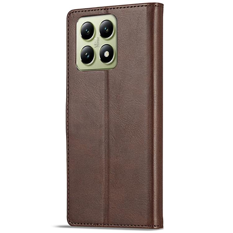 For Xiaomi 14T Pro LC.IMEEKE Calf Texture Leather Phone Case