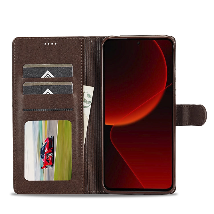 For Xiaomi 14T Pro LC.IMEEKE Calf Texture Leather Phone Case
