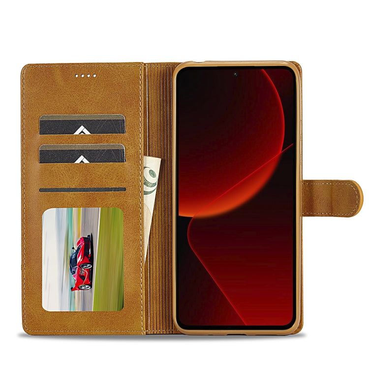 For Xiaomi 14T Pro LC.IMEEKE Calf Texture Leather Phone Case