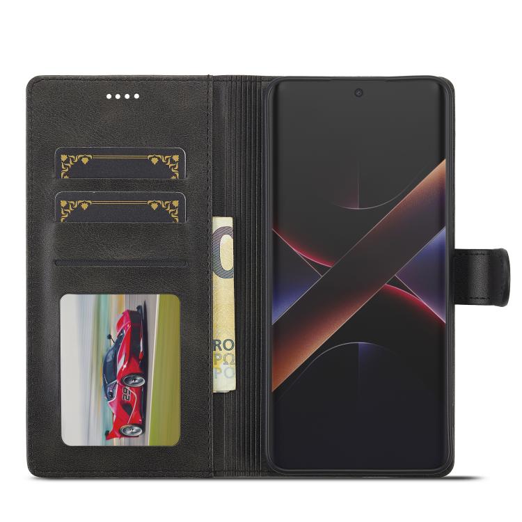 For Xiaomi Poco X7 Pro LC.IMEEKE Calf Texture Leather Phone Case