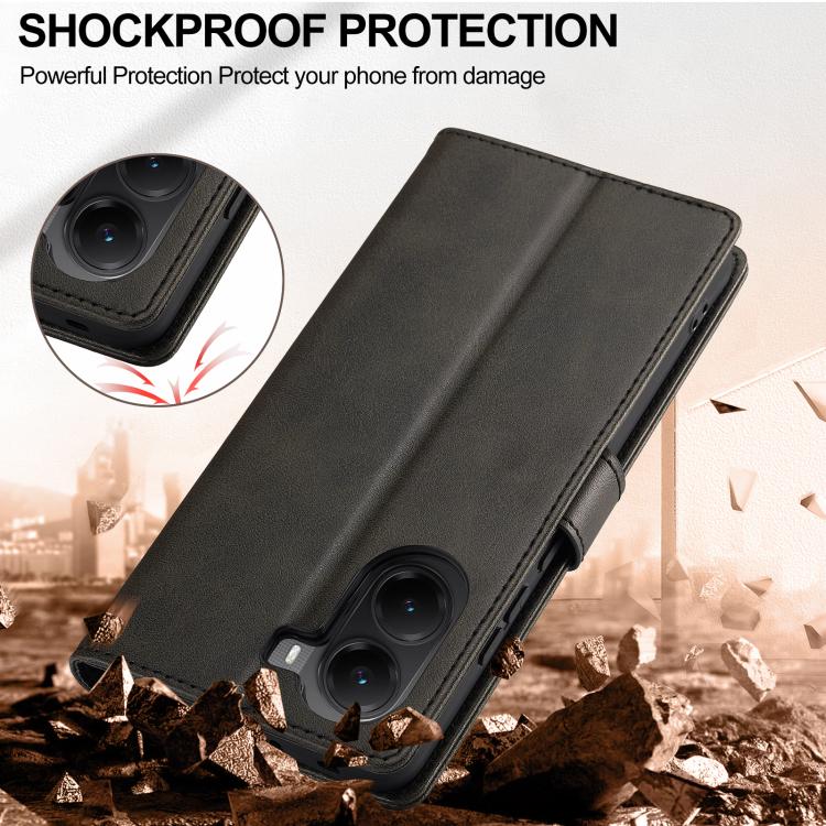 For Xiaomi Poco X7 Pro LC.IMEEKE Calf Texture Leather Phone Case