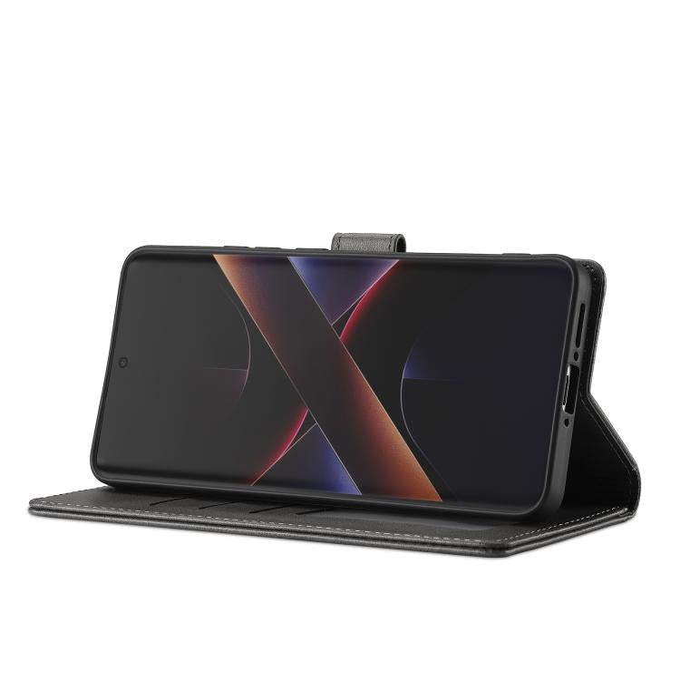 For Xiaomi Poco X7 Pro LC.IMEEKE Calf Texture Leather Phone Case