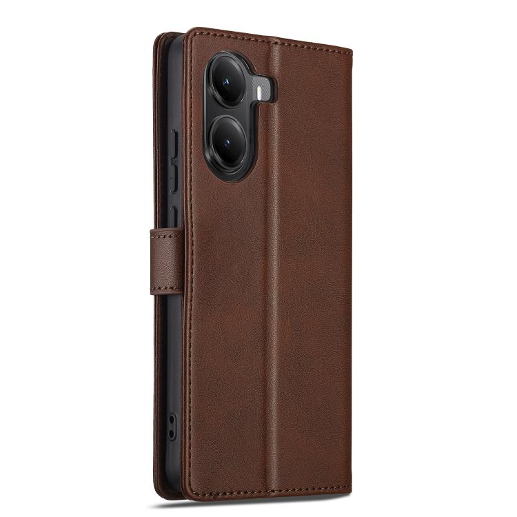 For Xiaomi Poco X7 Pro LC.IMEEKE Calf Texture Leather Phone Case