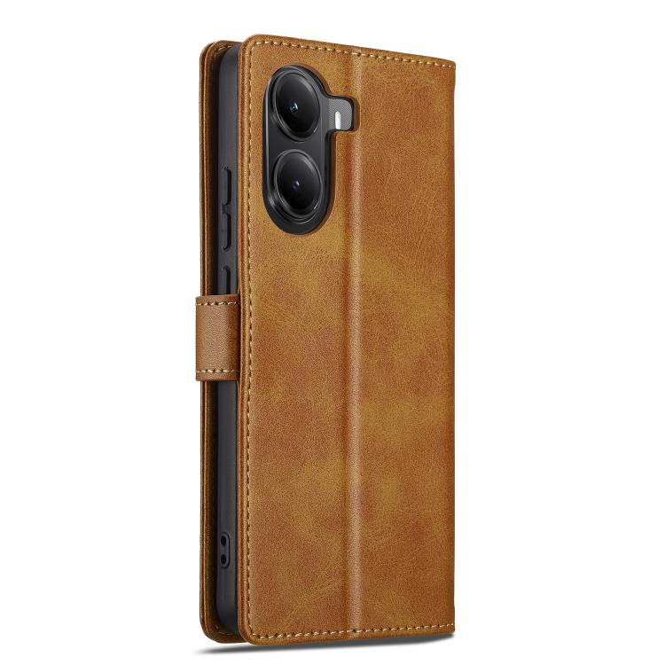 For Xiaomi Poco X7 Pro LC.IMEEKE Calf Texture Leather Phone Case