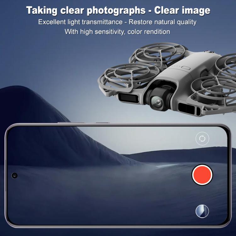 For DJI Neo 2 2 PCS/Set IMAK HD Glass Rear Camera Lens Film