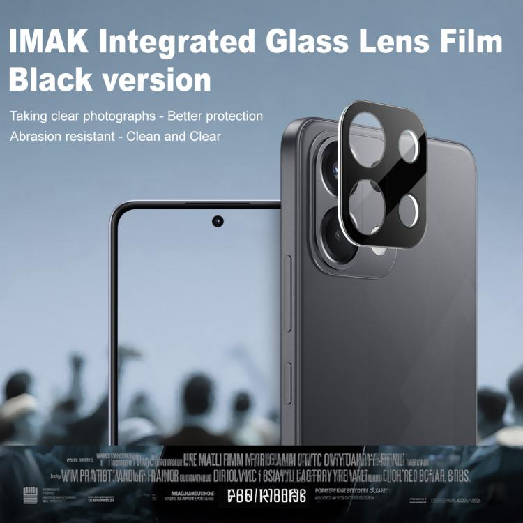 For OPPO K12s 5G / K13 5G imak High Definition Integrated Glass Lens Film Black Version