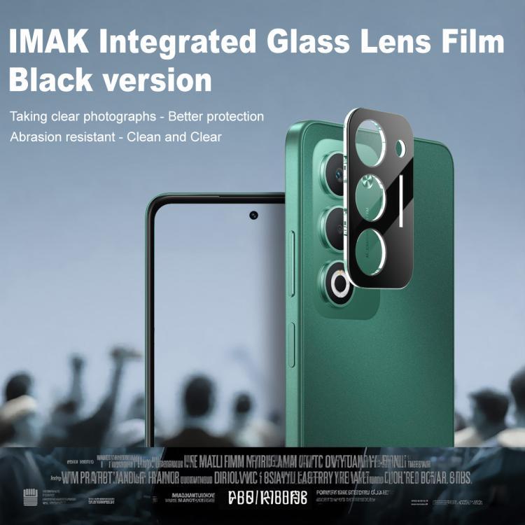 For OPPO A5 4G Global imak High Definition Integrated Glass Lens Film Black Version