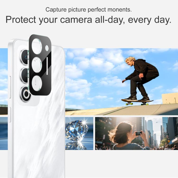 For OPPO A5 4G Global imak High Definition Integrated Glass Lens Film Black Version