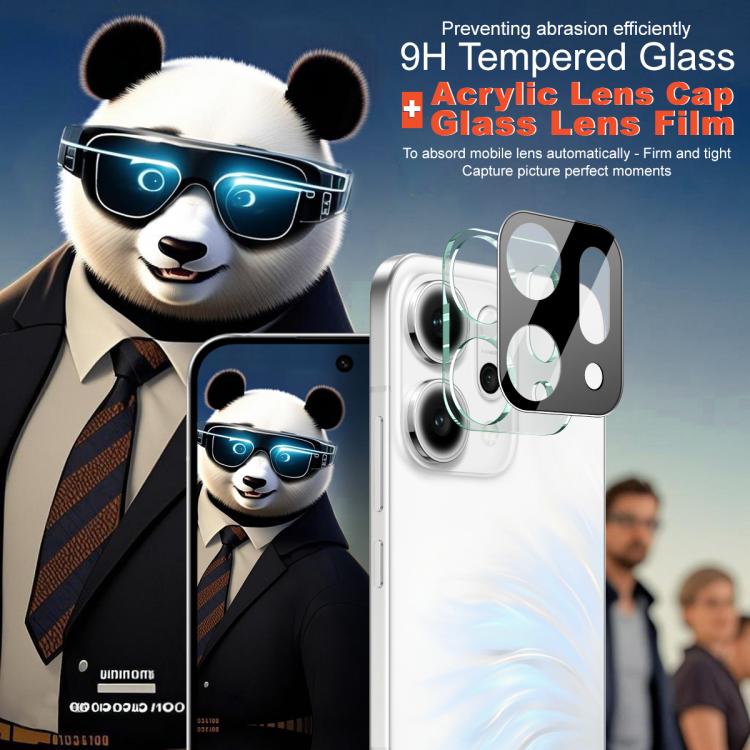For OPPO Reno14 Pro Global imak High Definition Integrated Glass Lens Film Black Version