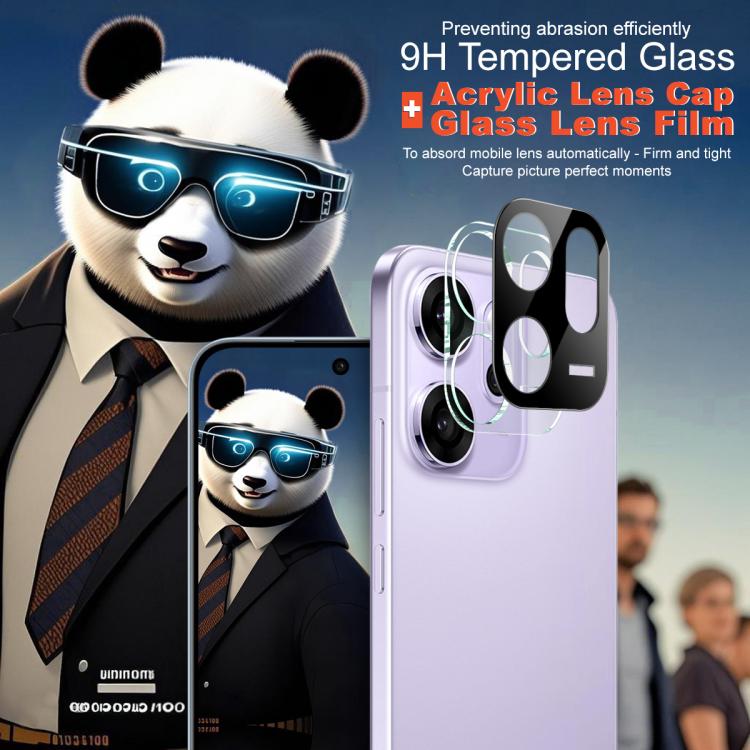 For OPPO Reno14 F 5G Global imak High Definition Integrated Glass Lens Film Black Version