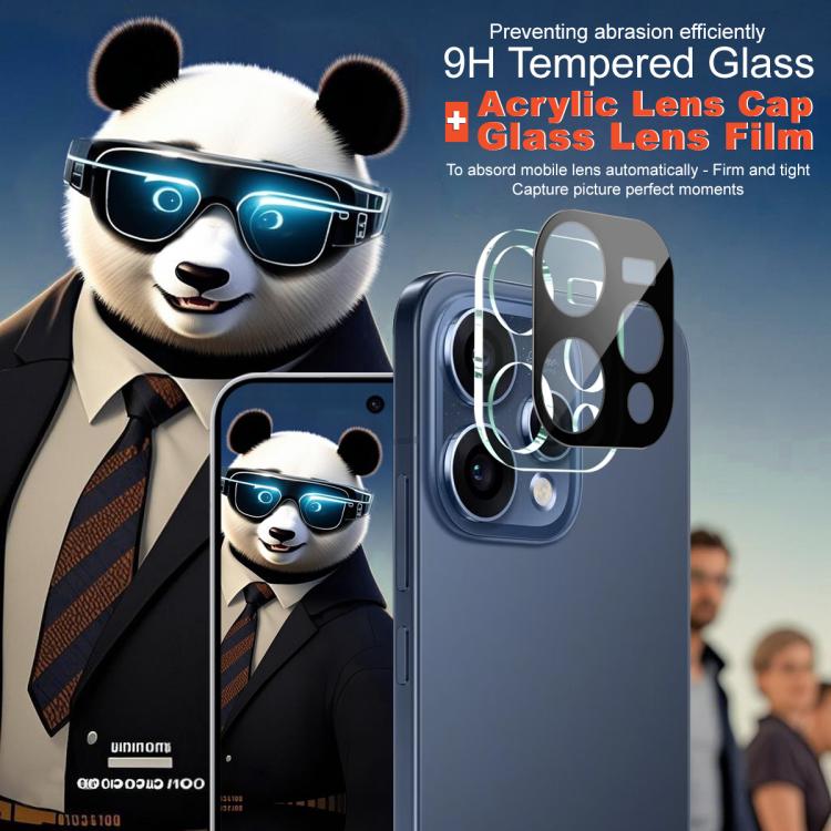For OPPO Reno15 5G Global imak High Definition Integrated Glass Lens Film Black Version