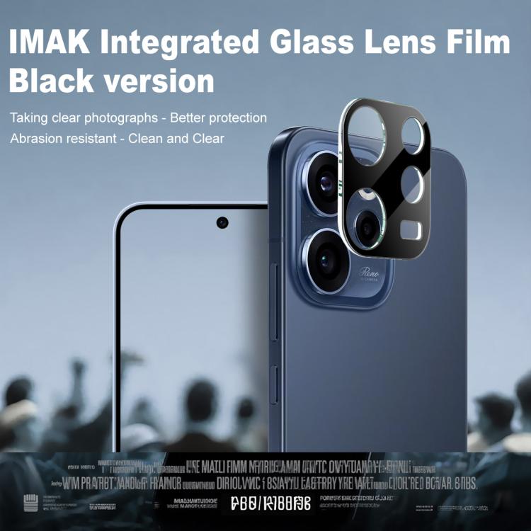 For OPPO Reno15 F 5G Global imak High Definition Integrated Glass Lens Film Black Version
