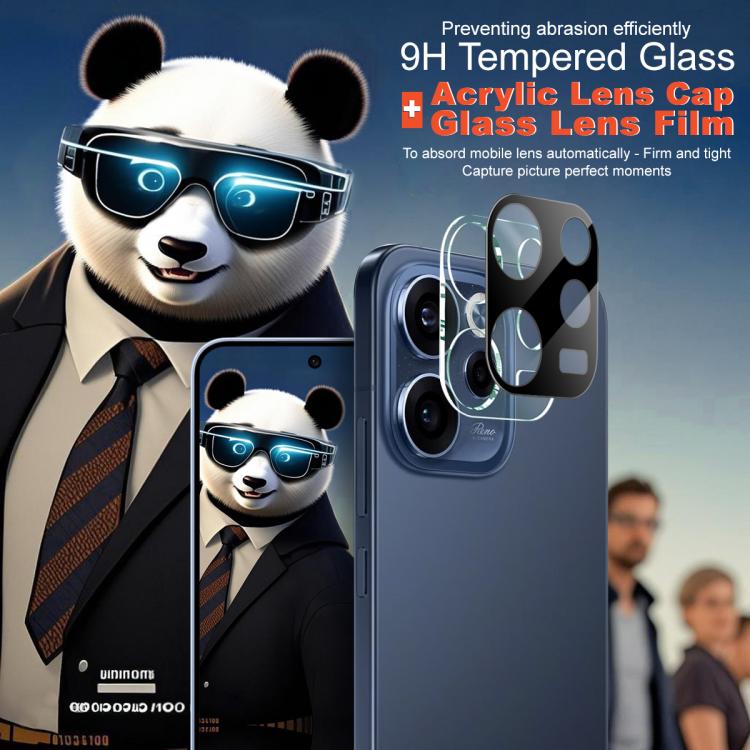 For OPPO Reno15 F 5G Global imak High Definition Integrated Glass Lens Film Black Version