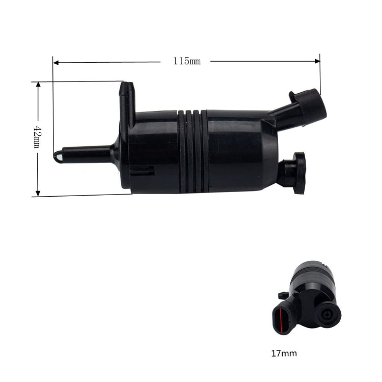 Windshield Washer Wipers Washer Pump 22127652 for Cadillac / Buick with Tool Kit