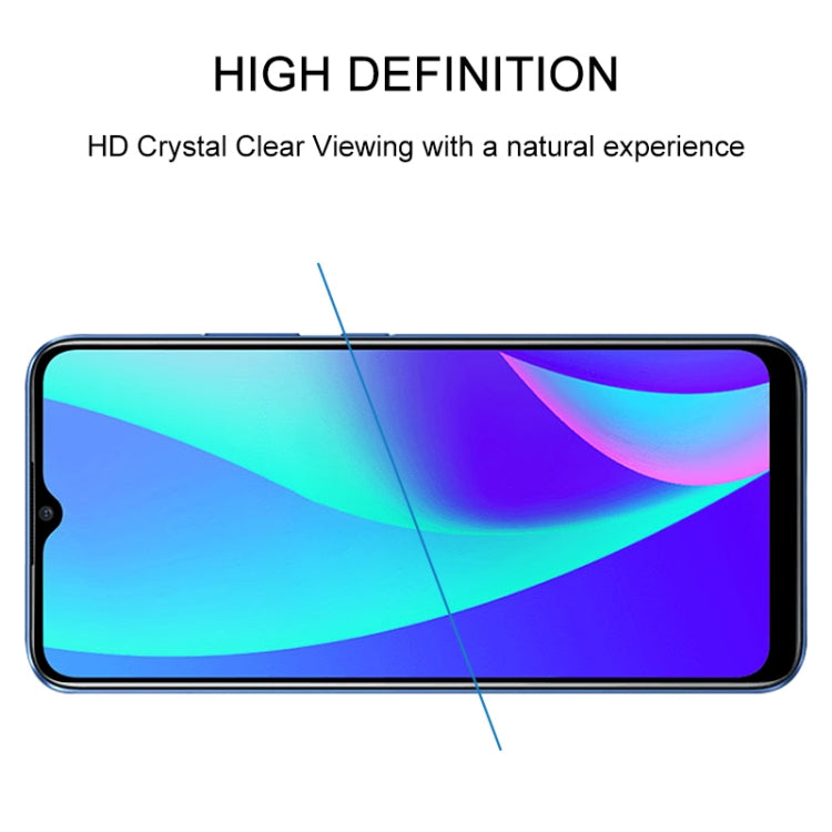 For OPPO Realme C15 Full Glue Full Screen Tempered Glass Film