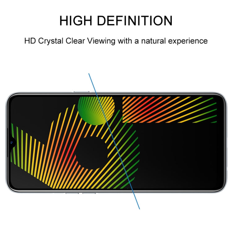 For OPPO Realme 6i Full Glue Full Screen Tempered Glass Film