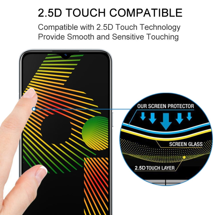 For OPPO Realme 6i Full Glue Full Screen Tempered Glass Film