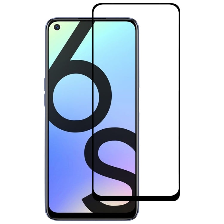 For OPPO Realme 6S Full Glue Full Screen Tempered Glass Film