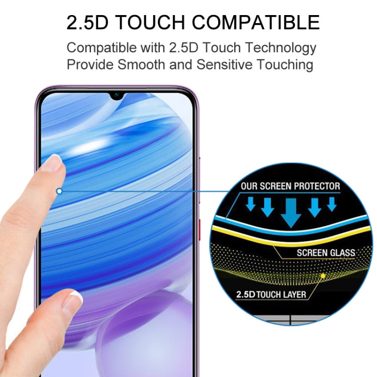 For Xiaomi Redmi 10X Pro 5G Full Glue Full Screen Tempered Glass Film